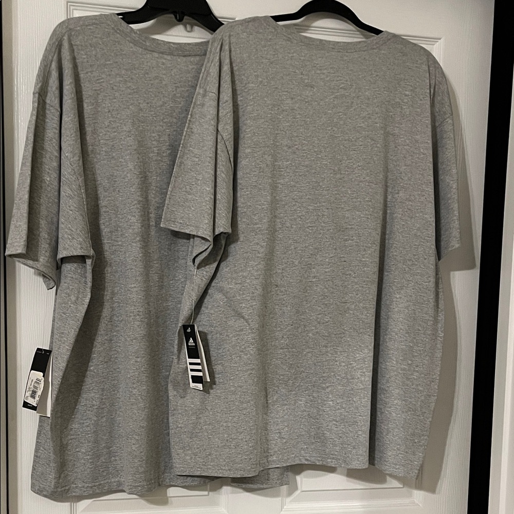 Bundle of 2 Men’s 2XL adidas Grey Short-Sleeve T-shirts - Picture 6 of 6